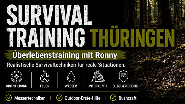 Survival Training in Thüringen mit Ronny Schmidt